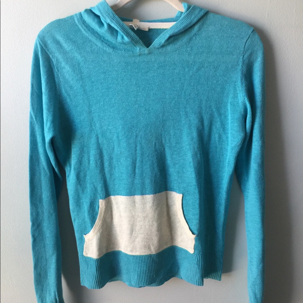 Alice & Olivia linen hoodie